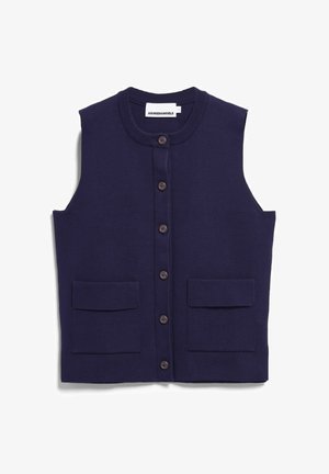 ARMEDANGELS, COMPACT CREW - Weste - tinted navy