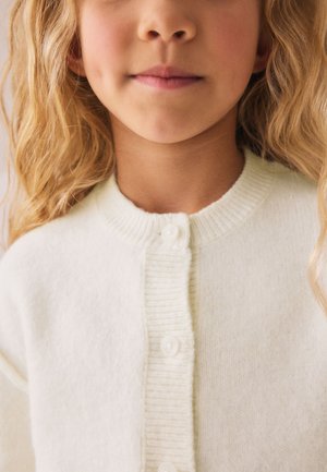 Next REGULAR FIT - BUTTON UP  - Neuletakki - ecru