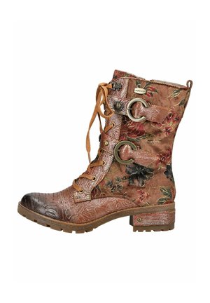 Botines camperos - camel