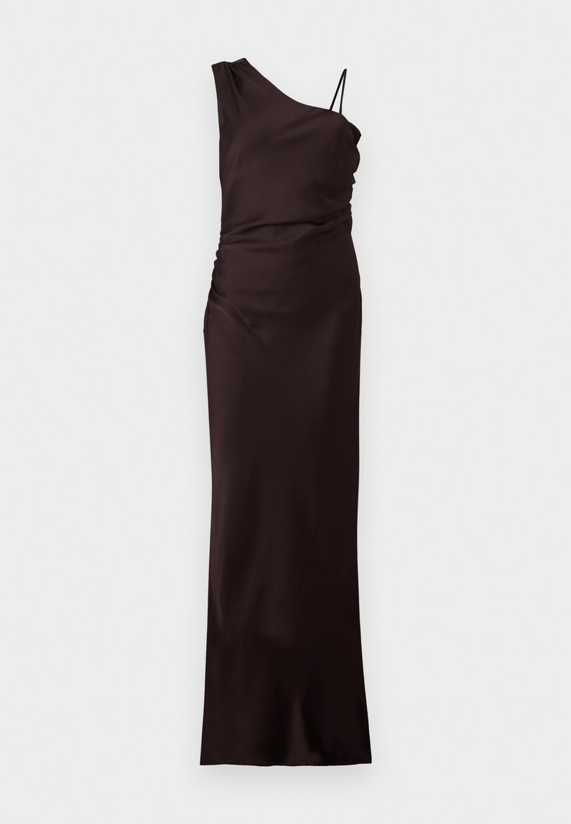 Vero Moda VMNINI CIA ONE SHOULDER DRESS - Alkalmi viselet - chocolate ...