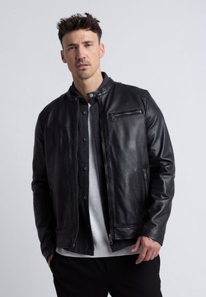 JCC, Leren jas - black bordeaux