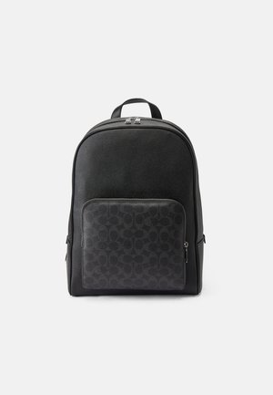 WADE BACKPACK IN SIGNATURE - Mochila - black/charcoal