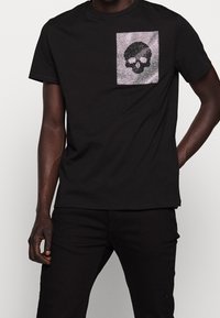 Just Cavalli T-shirt med print - black
