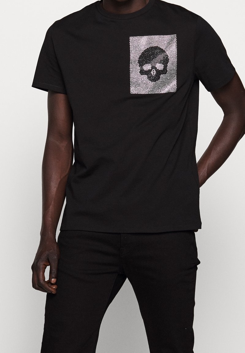 Just Cavalli T-shirt med print - black