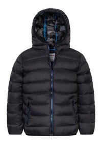 MINOTI HOODED PADDED PUFFER - Übergangsjacke - dark grey