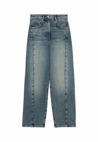 Reiss BARREL LEG SEAM  - Sirgete säärtega teksad - mid blue