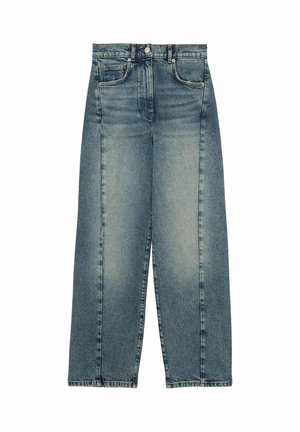 Reiss BARREL LEG SEAM  - Blugi drepți - mid blue