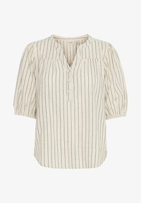 Vald, beige melange stripes
