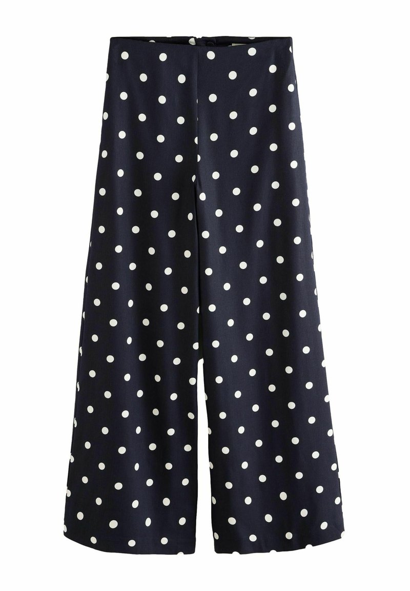 Next SPOT WIDE LEG - Kalhoty - navy white