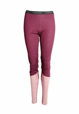 MERINO BRISK - Tights - dark plum rose