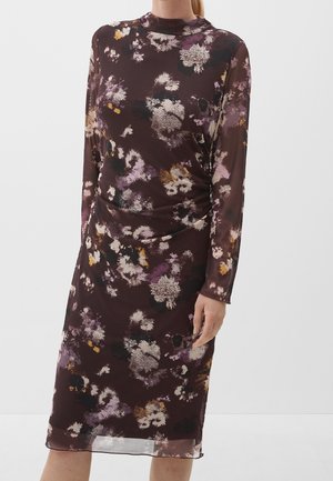 Robe fourreau - purple