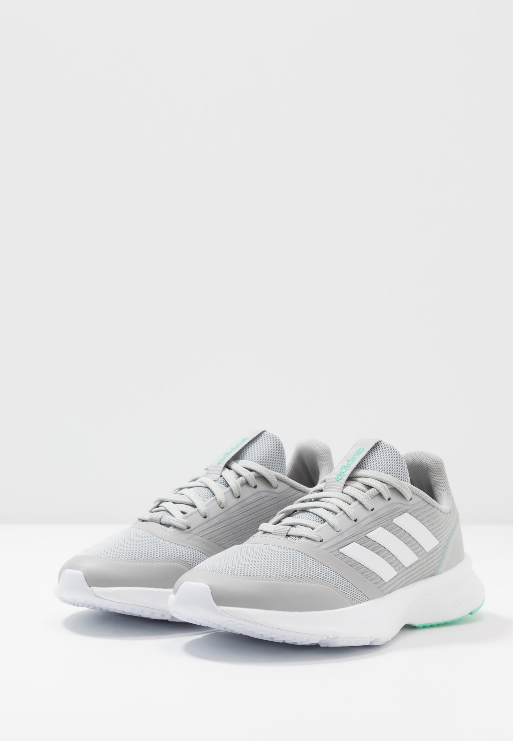 adidas Performance NOVA FLOW - Laufschuh Neutral - grey two/footwear  white/bahia mint/grau - Zalando.de