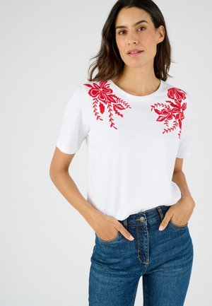 BRODÉ    - T-Shirt print - blanc