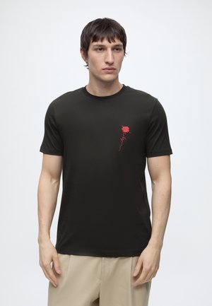 HUGO, DIFLOW - T-Shirt basic - black