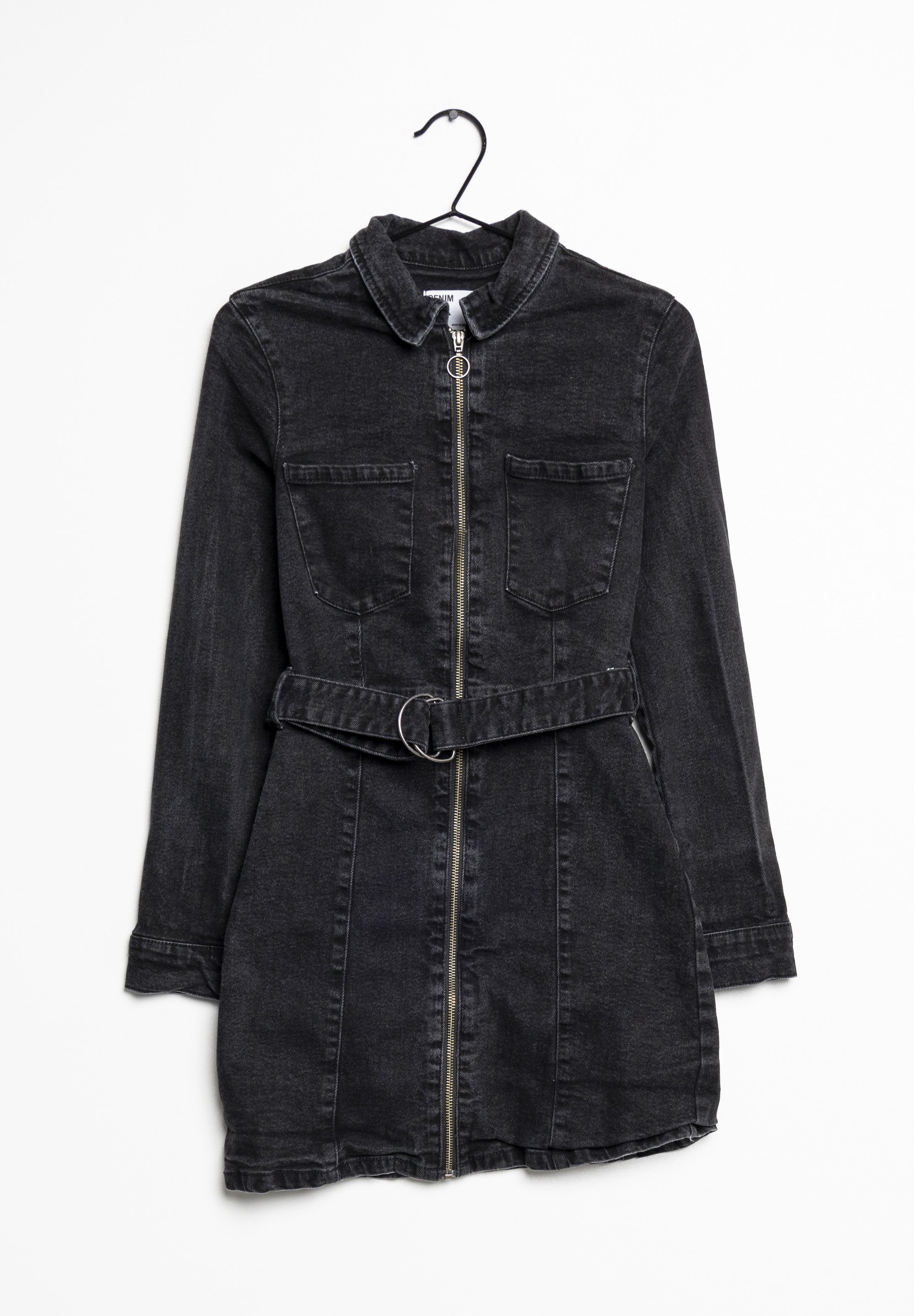 princess polly baby blue dress GUESS JEANS Denim dress in black