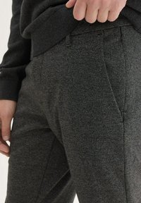 TOM TAILOR Chino - black white salt n pepper