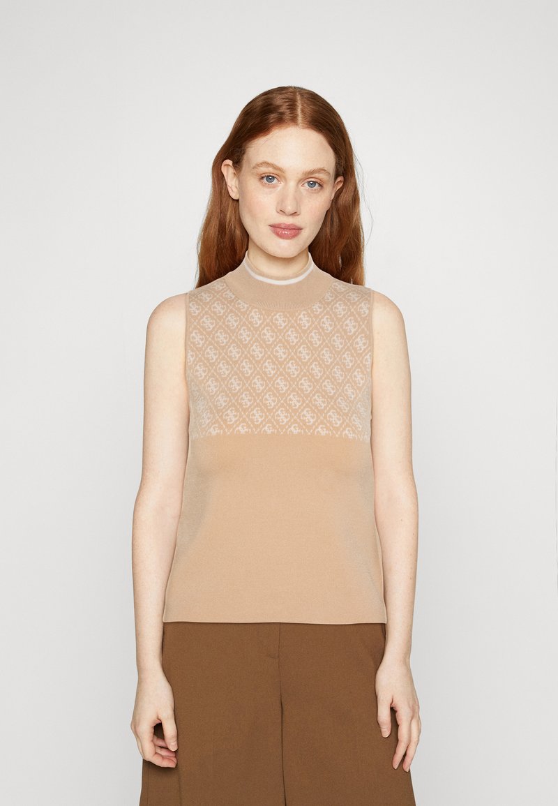 Guess LISE Top cream/irish/sand Zalando.co.uk