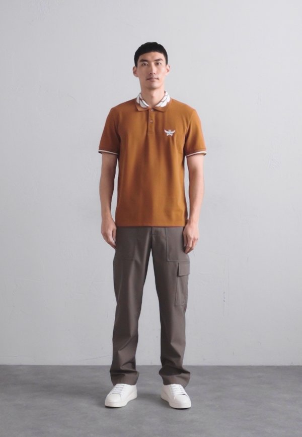 Polo shirt - cognac3