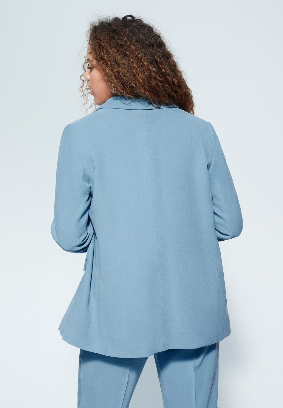 Violeta by Mango FLOW6 Blazer blauazul Zalando.es Violeta by Mango CELESTE Camisa blauazul Zalando.es