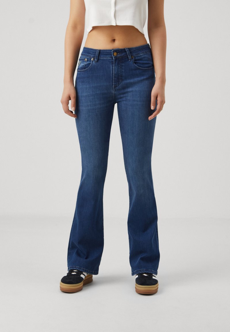 LOIS Jeans - RAVAL 16 - Flared Jeans - teal stone, Enlarge