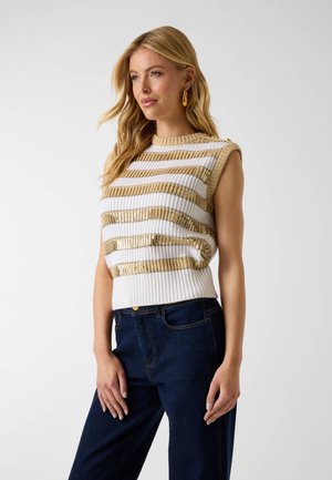 PAILLETTEN - Trui - mehrfarbig/goldenfarbe