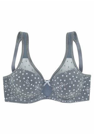LASCANA MINIMIZER - Bügel BH - grau/bedruckt
