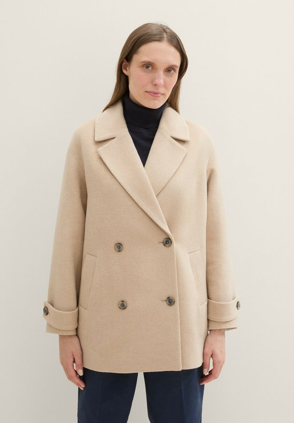 Kurzmantel - soft ivory melange