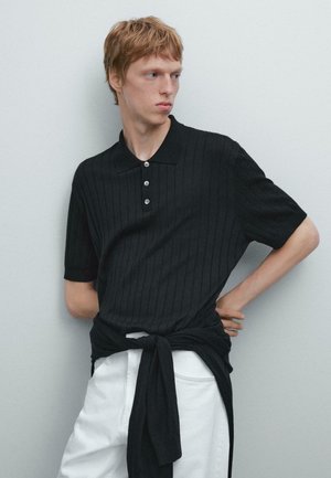 Massimo Dutti Polo - black
