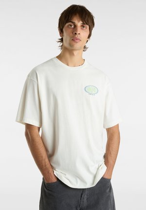 Vans ROAD STOP - T-shirt print - marshmallow
