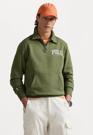 LOGO COLLARED SWEATSHIRT - Sweatshirt - tree green