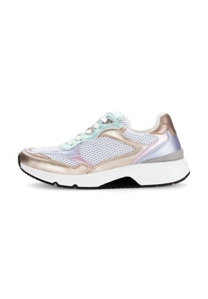 ROLLINGSOFT - Sneakers laag - metal satin silb puder multi