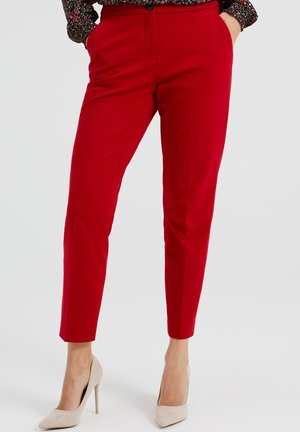 SLIM FIT - Chinos - red