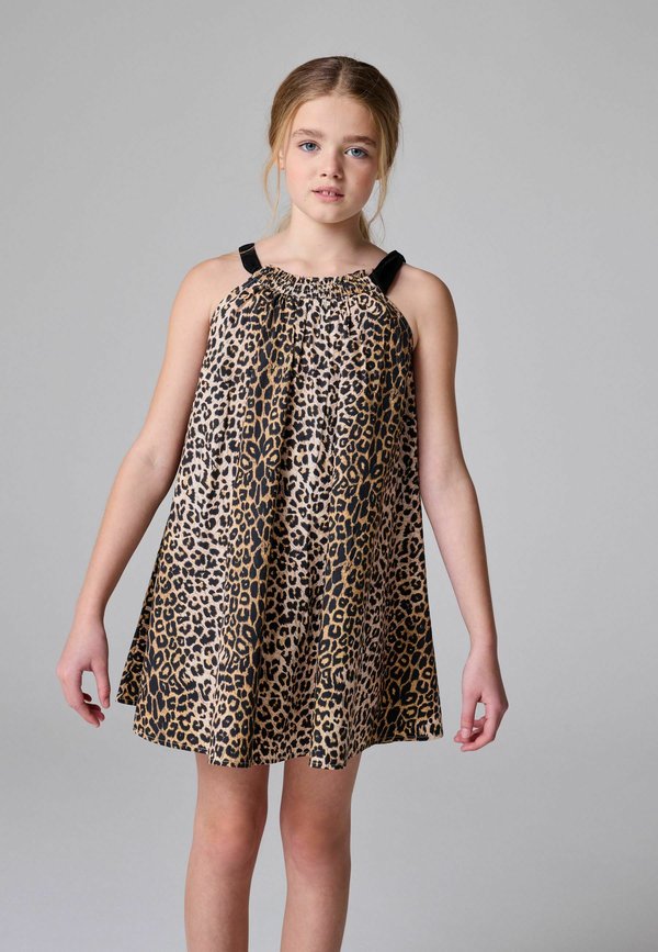 REGULAR FIT  - Freizeitkleid - leopard print