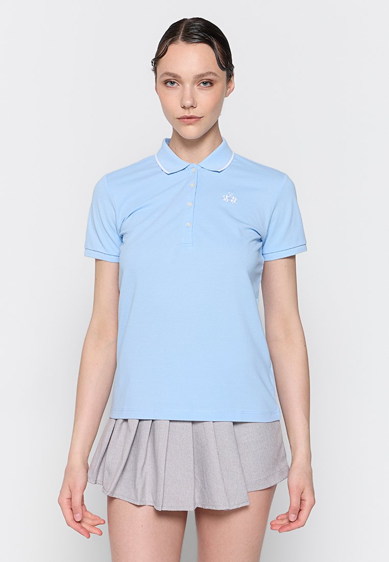 LA MARTINA Poloshirt lichtblauw
