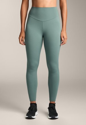 HIGH RISE ANKLE-LENGTH - Leggings - mottled green