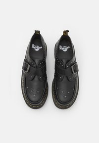 Dr. Martens RAMSEY QUAD MONK UNISEX - Belebújós cipők - black smooth