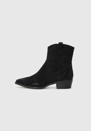 Cowboy-/Bikerstiefelette - black