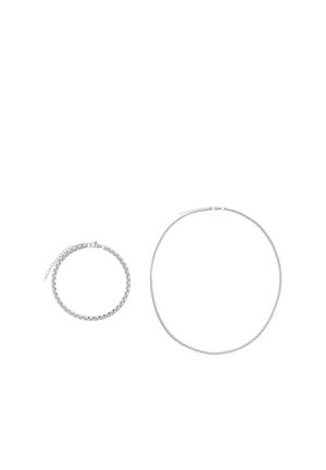SET MIT UND VETUS - Necklace - silberfarben poliert