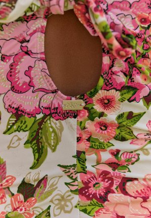 Laura Ashley, REGULAR FIT - LAVINGTON BLOOMS SWIMSUIT - Badeanzug - white pink