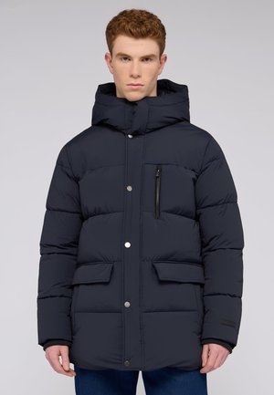 IMBOTTITA CON CAPPUCCIO - Cappotto invernale - blue genoa