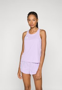 adidas Performance ADIZERO TANK - Topper - powder plum