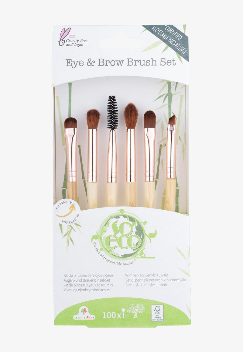 So Eco - SO ECO EYE MAKEUP BRUSH SET - Make-up Brush Set - beige & gold, Forstørre