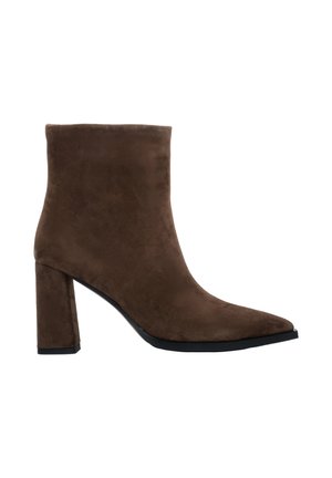 NA SŁUPKU ESTRO ER00118795 36 - Enkellaarsjes met hoge hak - dark brown