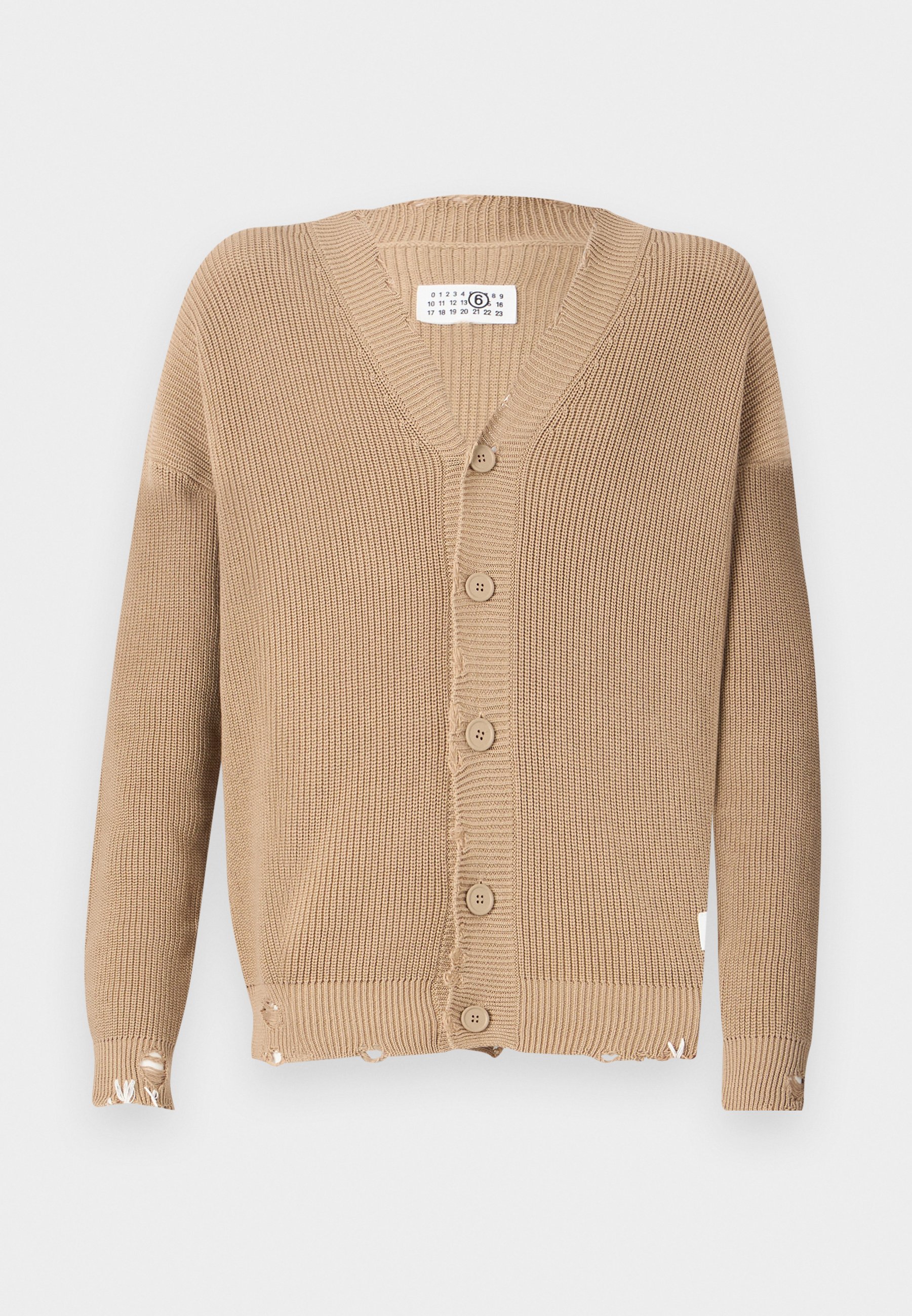 MM6 Maison Margiela CARDIGAN UNISEX - Cardigan - beige