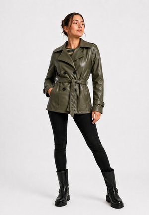 Elara ELARA DAMEN JACKE DAMEN JACKE - Kunstlederjacke - grün
