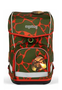 Ergobag CUBO LIGHT 6TLG INKL KLETTIE - Schulranzen Set - feuerspeibär