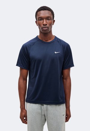 Nike Performance, FLEX - Спортна тениска - obsidian/white