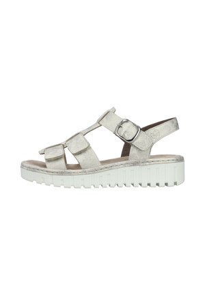 Platform sandals - beige