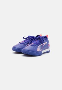 Puma ULTRA 5 MATCH IT MID JR UNISEX - Scarpe da calcio indoor - lapis lazuli/white/sunset glow