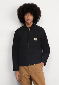 Carhartt WIP - DETROIT JACKET - Nyári dzseki - black/black rinsed Miniatűr kép 1